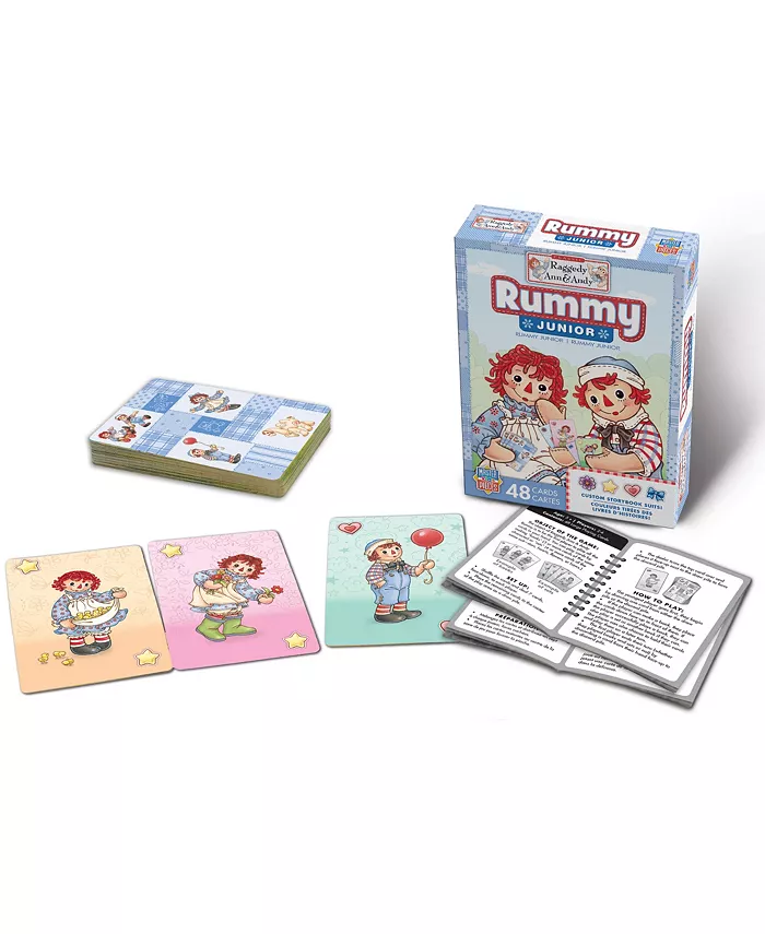 MasterPieces Puzzles Raggedy Ann and Andy Kids Rummy Junior Kids and Family Card Game