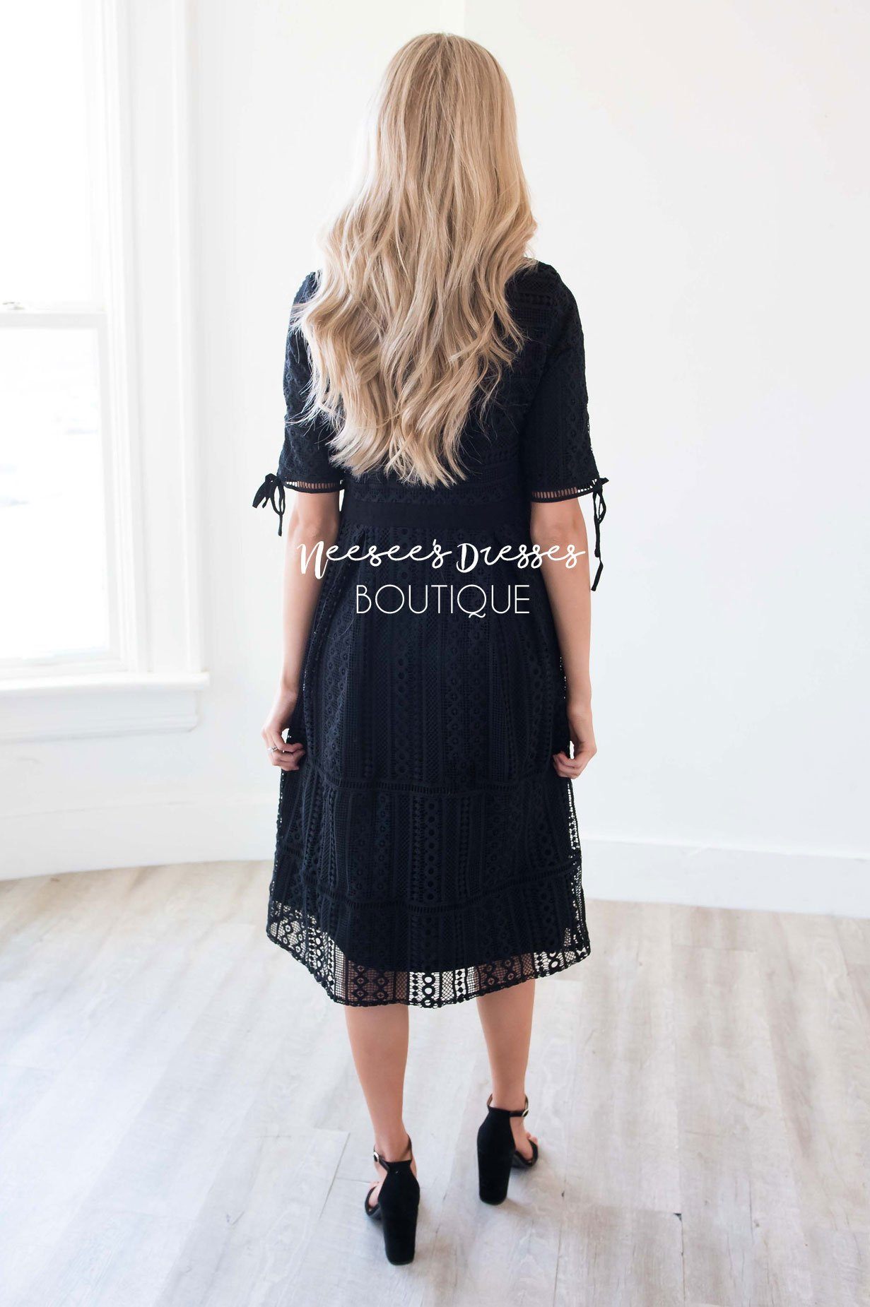 The Alyce Black Lace Dress