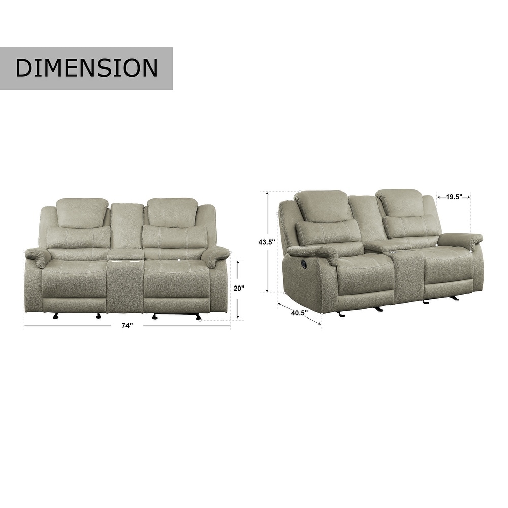 Rosnay 2 Piece Reclining Living Room Set