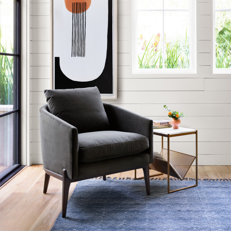 Coleman Living Chair   Midcentury   Armchairs And Accent Chairs   by Marco Polo Imports  Houzz