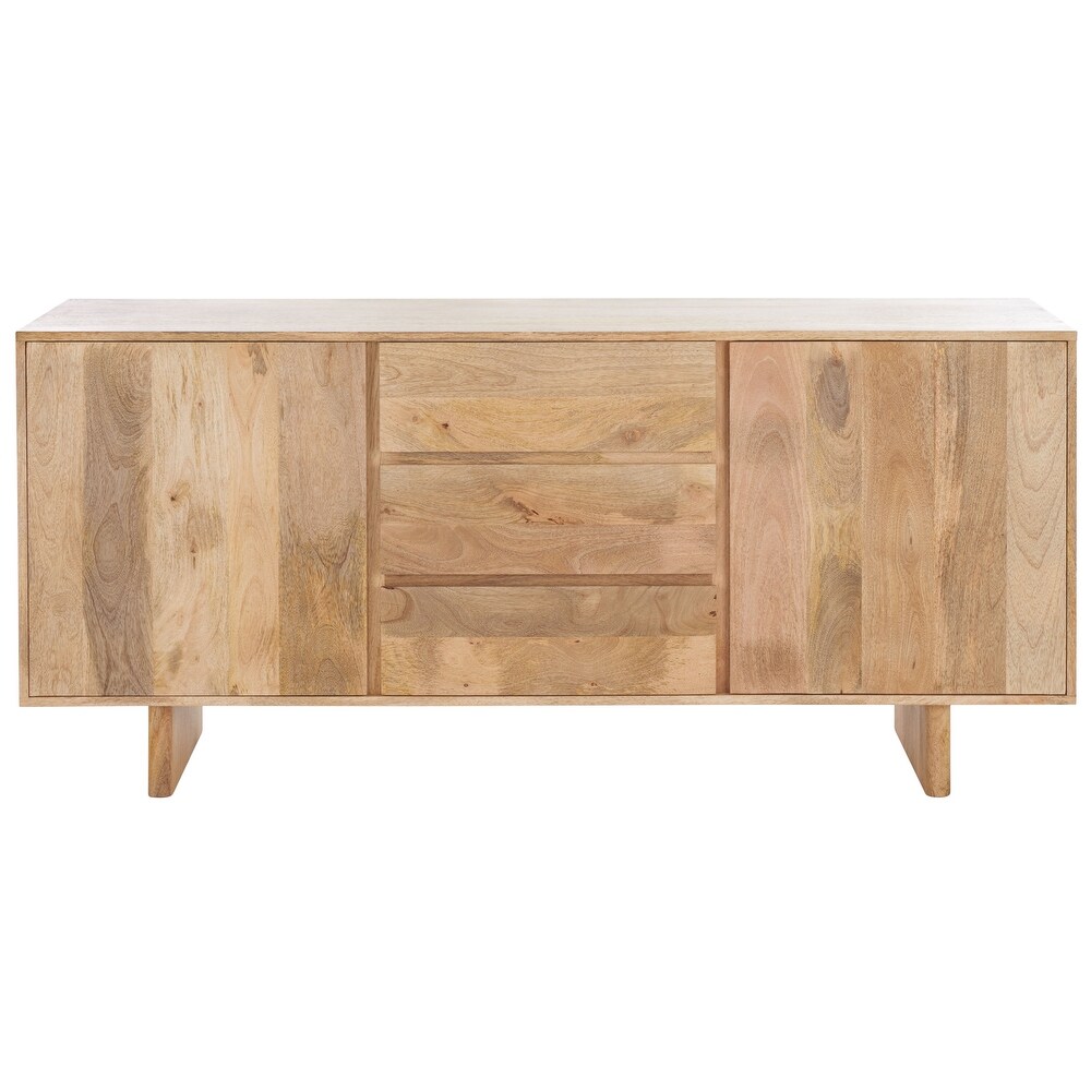 SAFAVIEH Couture Collection Oliviaclara Natural Wood Sideboard   63\