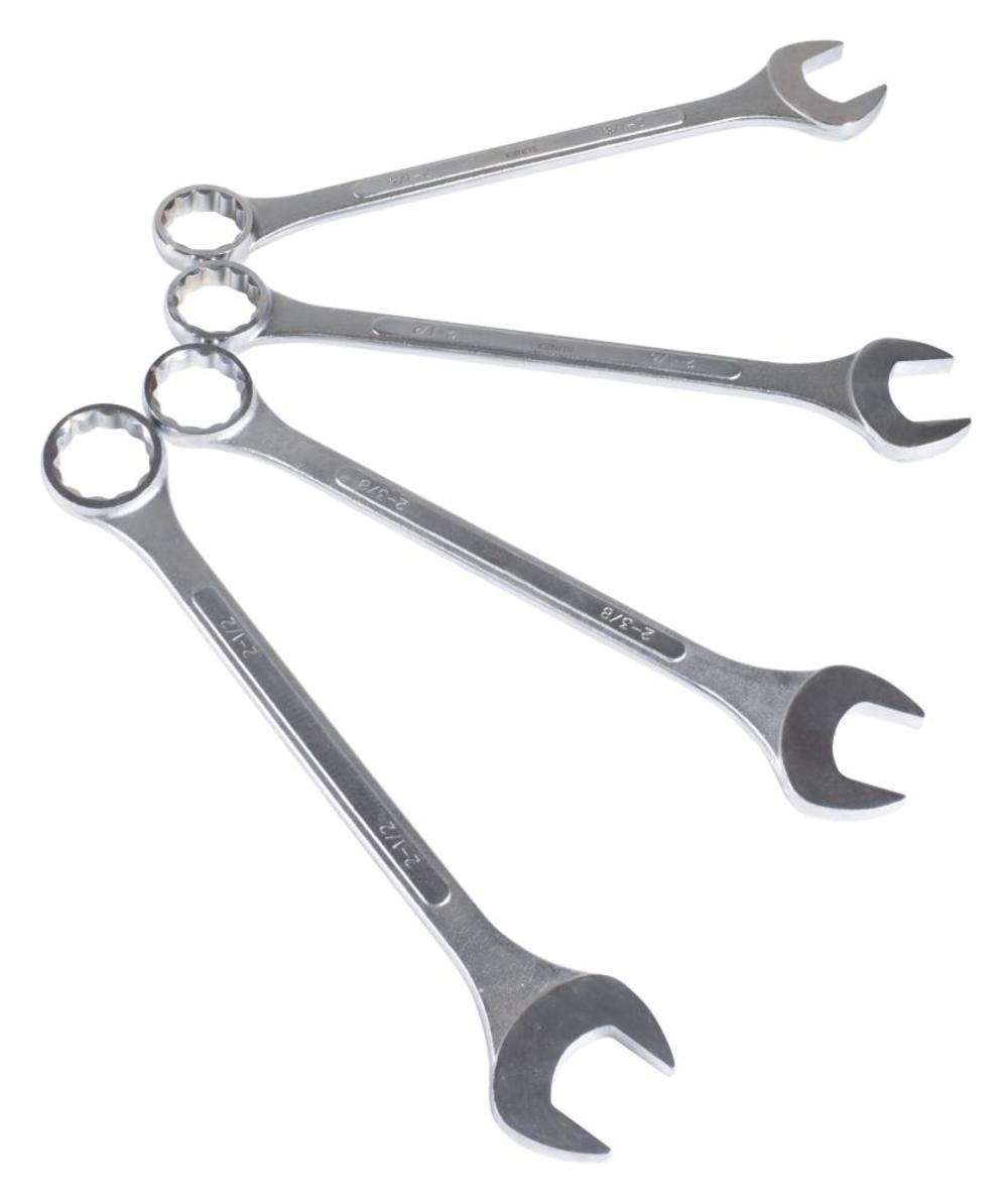 Raised Panel SAE Super Jumbo Combination Wrench Set 4 pc. ;