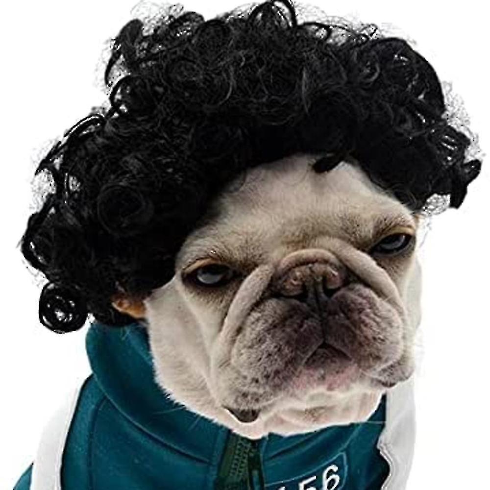 Funny Dog Cat Cosplay Wig， For Halloween， Christmas， Parties， Festivals， Dog Wigs For Small Medium And Large Dogs