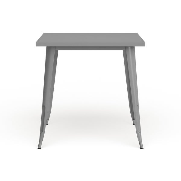 31.5-inch Square Metal Indoor/Outdoor Cafe Table