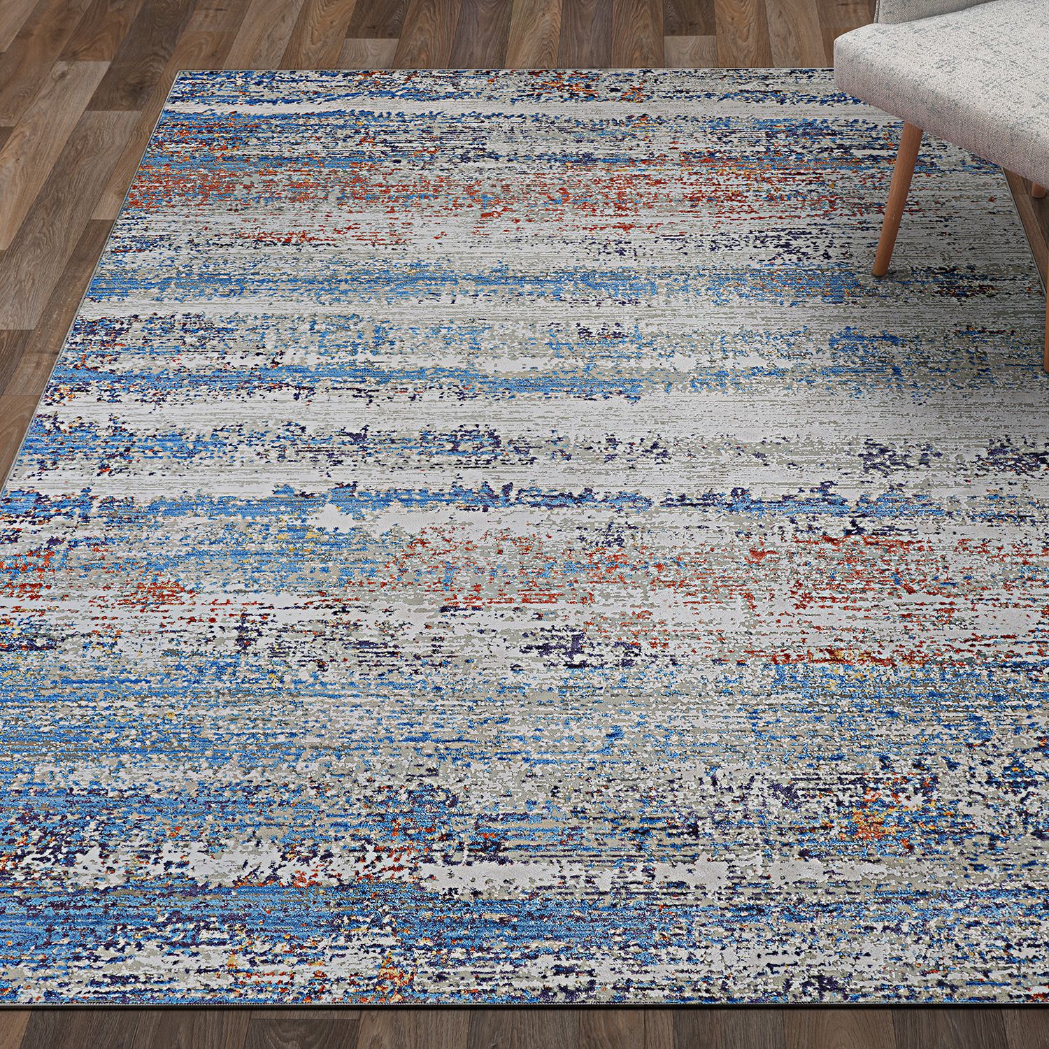 Couristan Vibrata Rythmic Multi-Pastels Area Rug