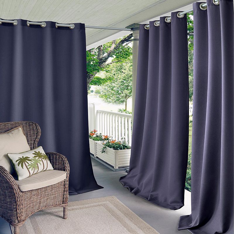 Elrene Home Fashions Connor Solid Indoor/Outdoor Window Curtain