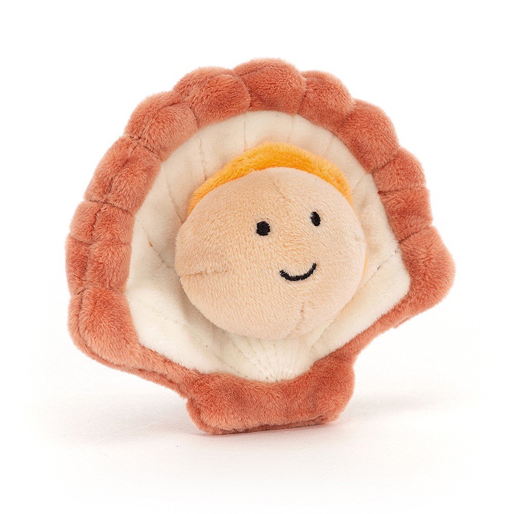 Sensational Seafood Scallop - 4 Inch by Jellycat