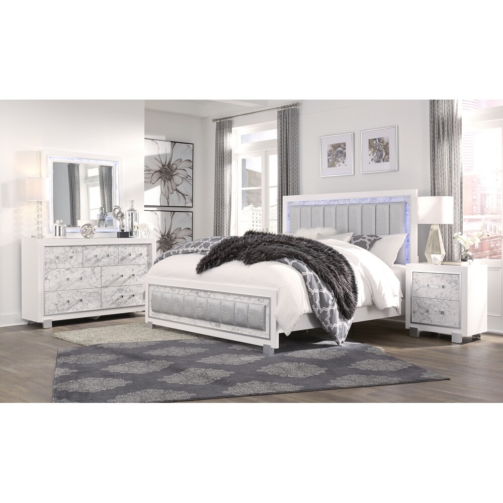 Global Furniture USA Santorini White Dresser