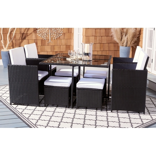 SAFAVIEH Outdoor Living Enerson 5Piece Patio Dining Set.