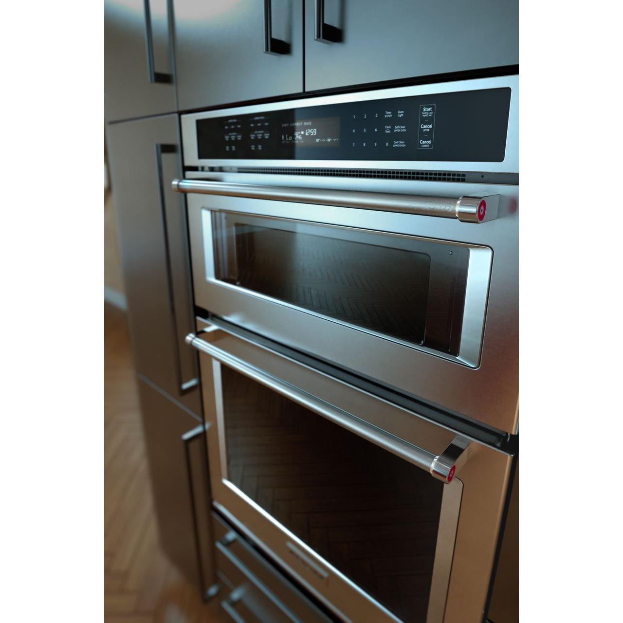 KitchenAid 30-inch, 6.4 cu.ft. Built-in Combination Wall Oven with Convection Technology KOCE500ESS