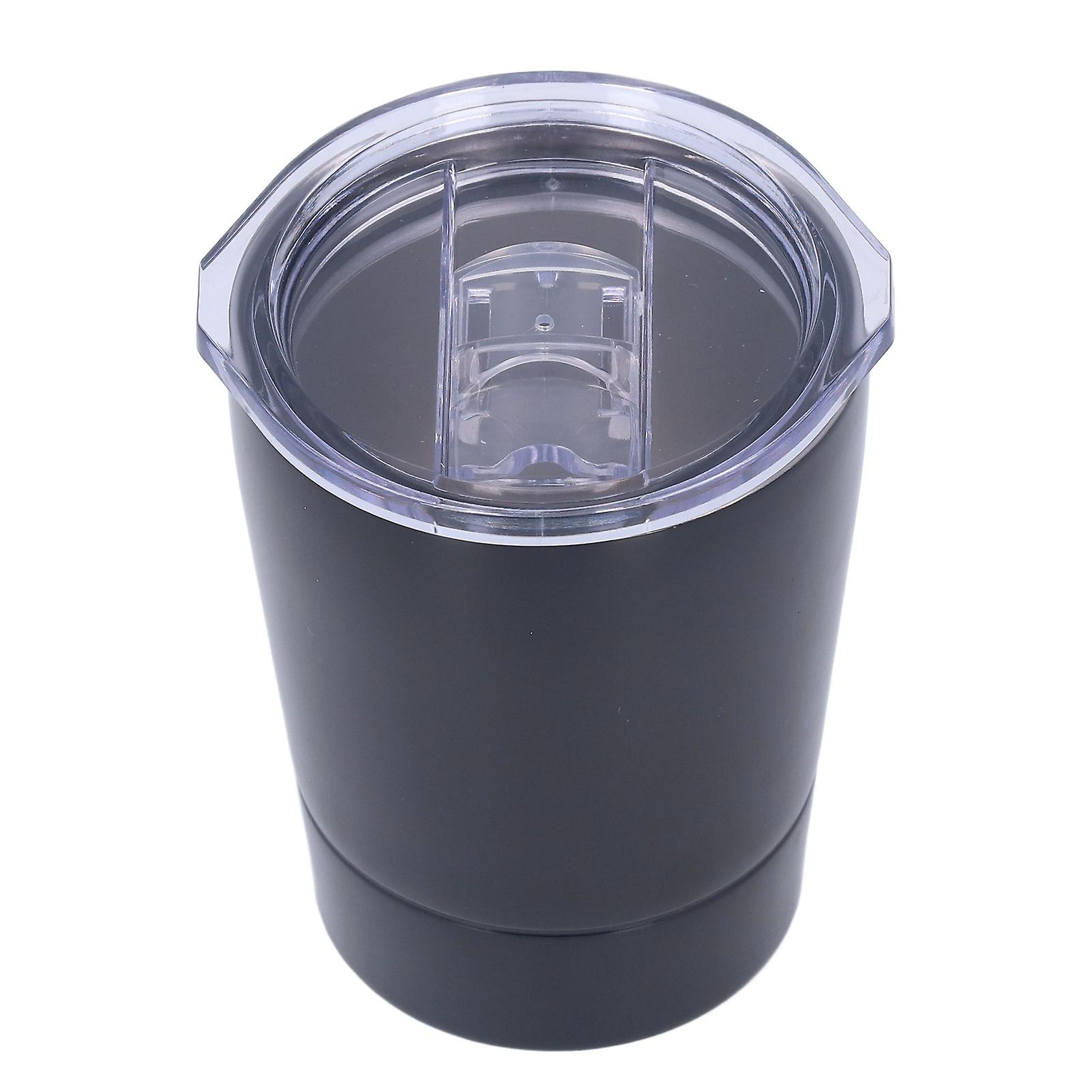 260ml Coffee Cup Stainless Steel Coffee Mug Insulated Water Cup For Outdoor Travel Officeblack