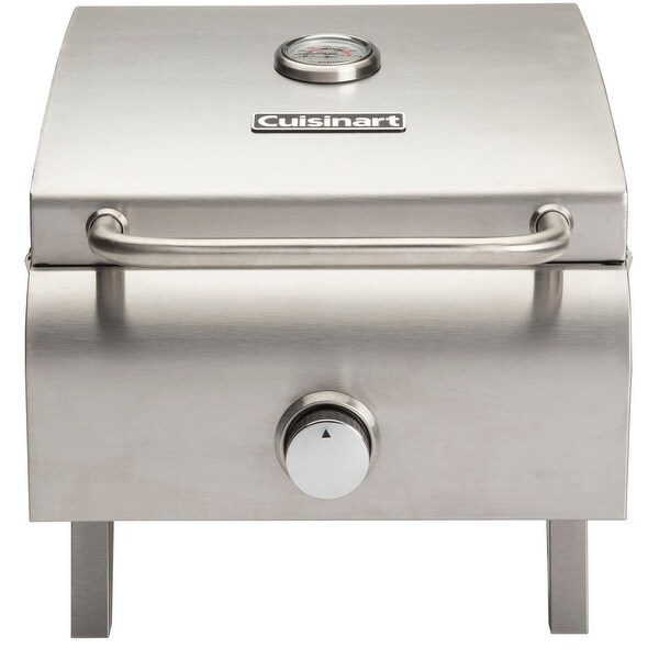 1 Burner Silver Propane Portable Gas Grill