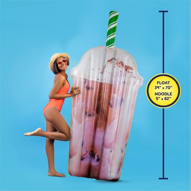 Mighty Mojo Ice Coffee Float And Noodle Pool Float Tube