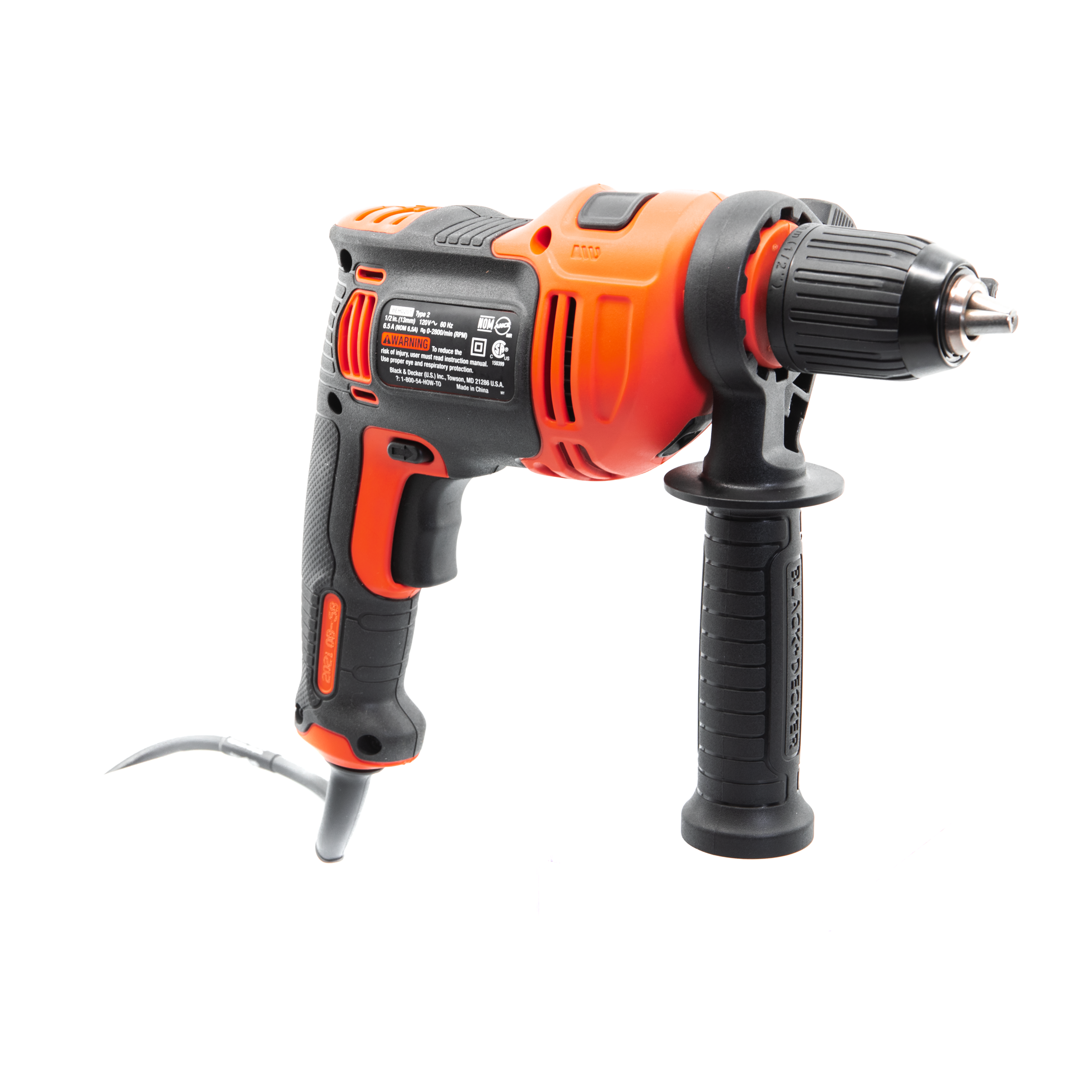 Hammer Drill, 6.5-Amp, 1/2-Inch