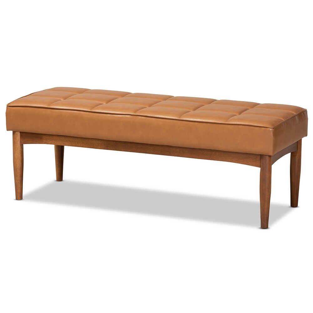 Sanford Mid Century Modern Dining Bench