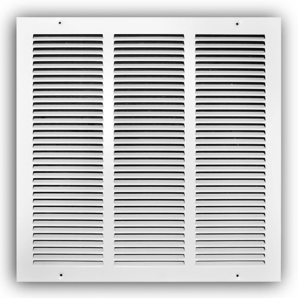 Everbilt 14 in. x 14 in. White Return Air Grille E17014X14