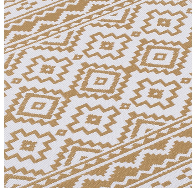 Collections Etc Reversible Aztec Pattern 6 foot Outdoor Mat