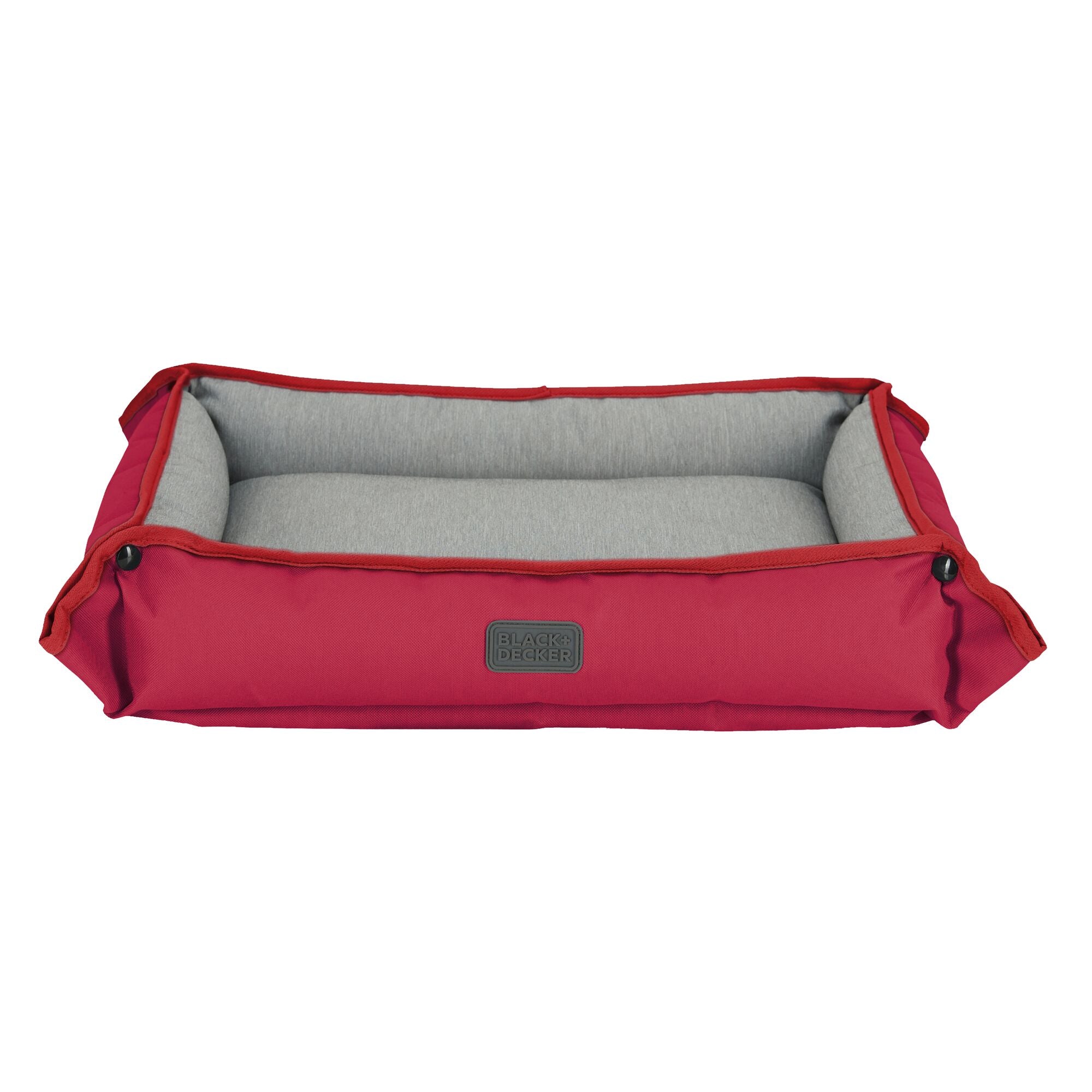 Four Way Pet Bed for Small Dogs 20X16X3 In, Red