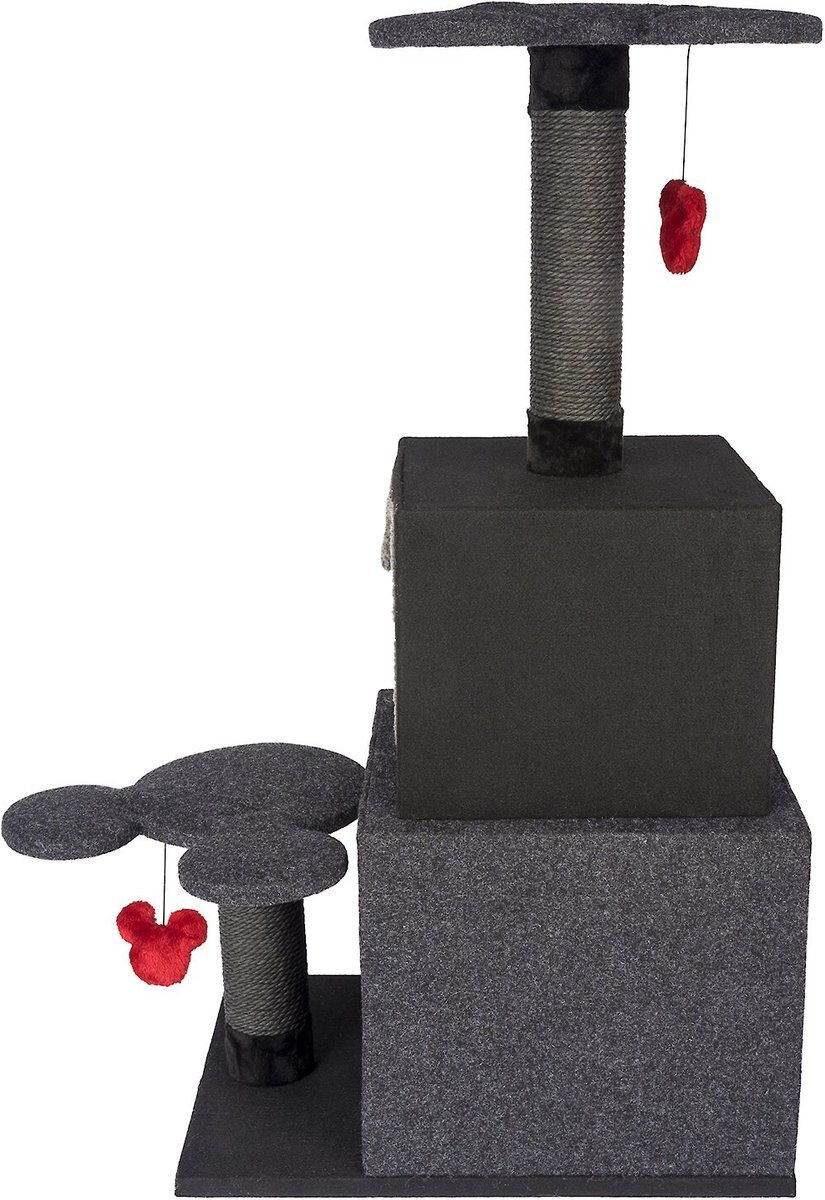 Penn-Plax Disney Cubical 39.4-in Felt Cat Tree and Condo