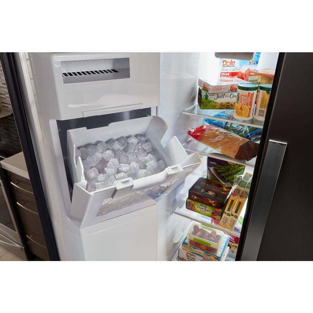 Whirlpool 20.6 cu. ft. Side By Side Refrigerator in Fingerprint Resistant Stainless Steel Counter Depth WRS571CIHZ