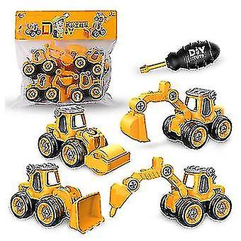 Nut Disassembly Loading Unloading Engineering Truck Excavator Bulldozer Kids Screw Boys Education Toys Car Model