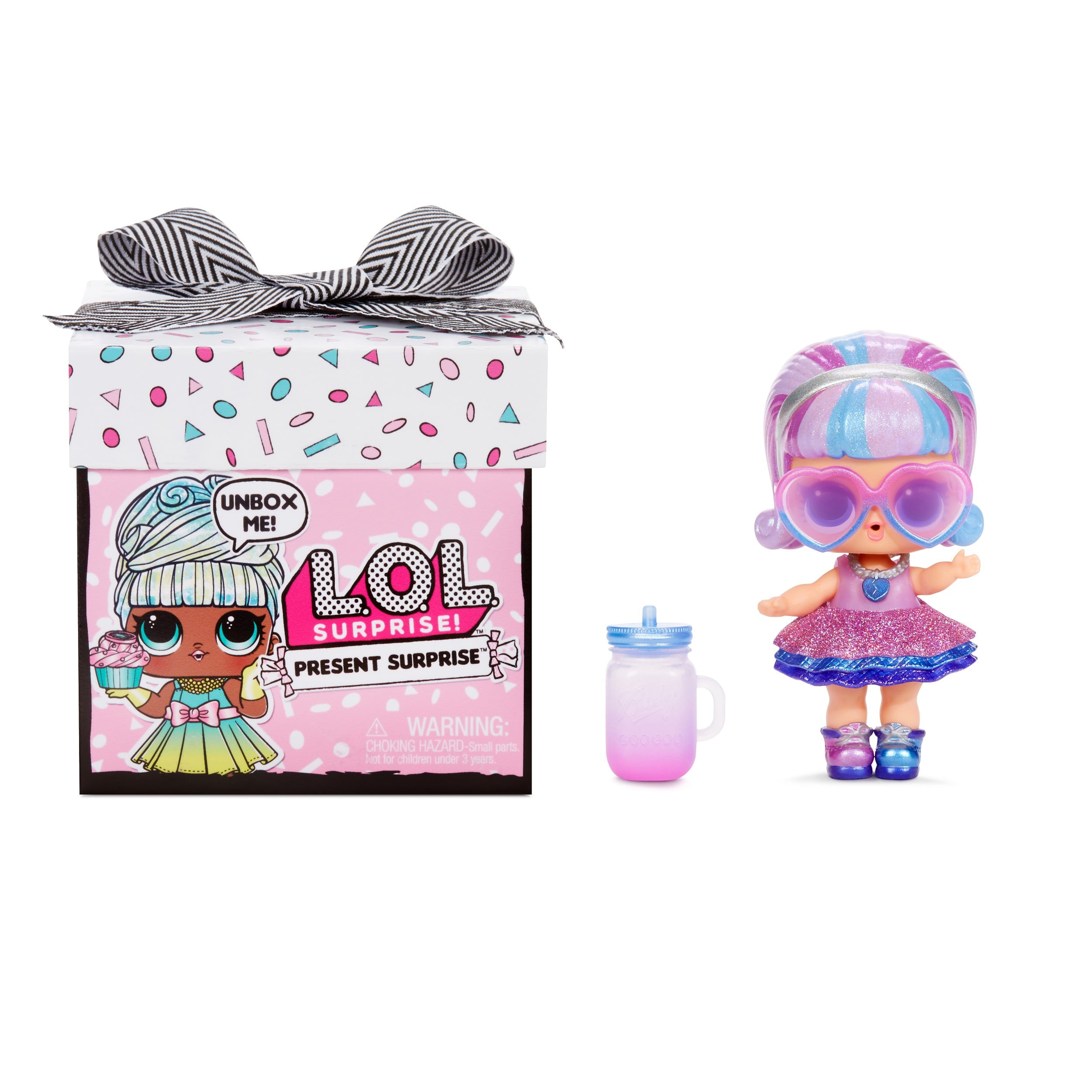 LOL Surprise Present Surprise Birthday Month Doll With 8 Surprises For Kids Age 5+