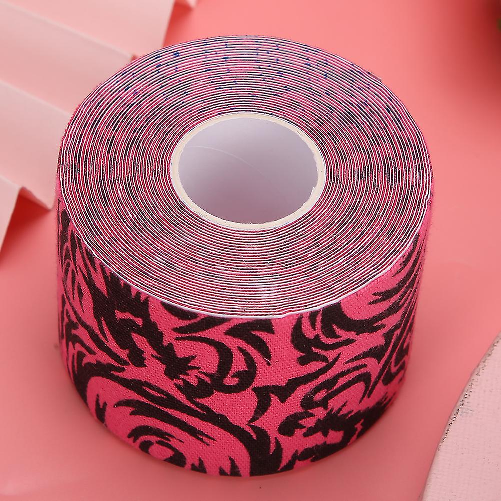 Camouflage Waterproof Soft Sports Bandage Breathable Pain Relief Protection Muscle Tapepink Printing