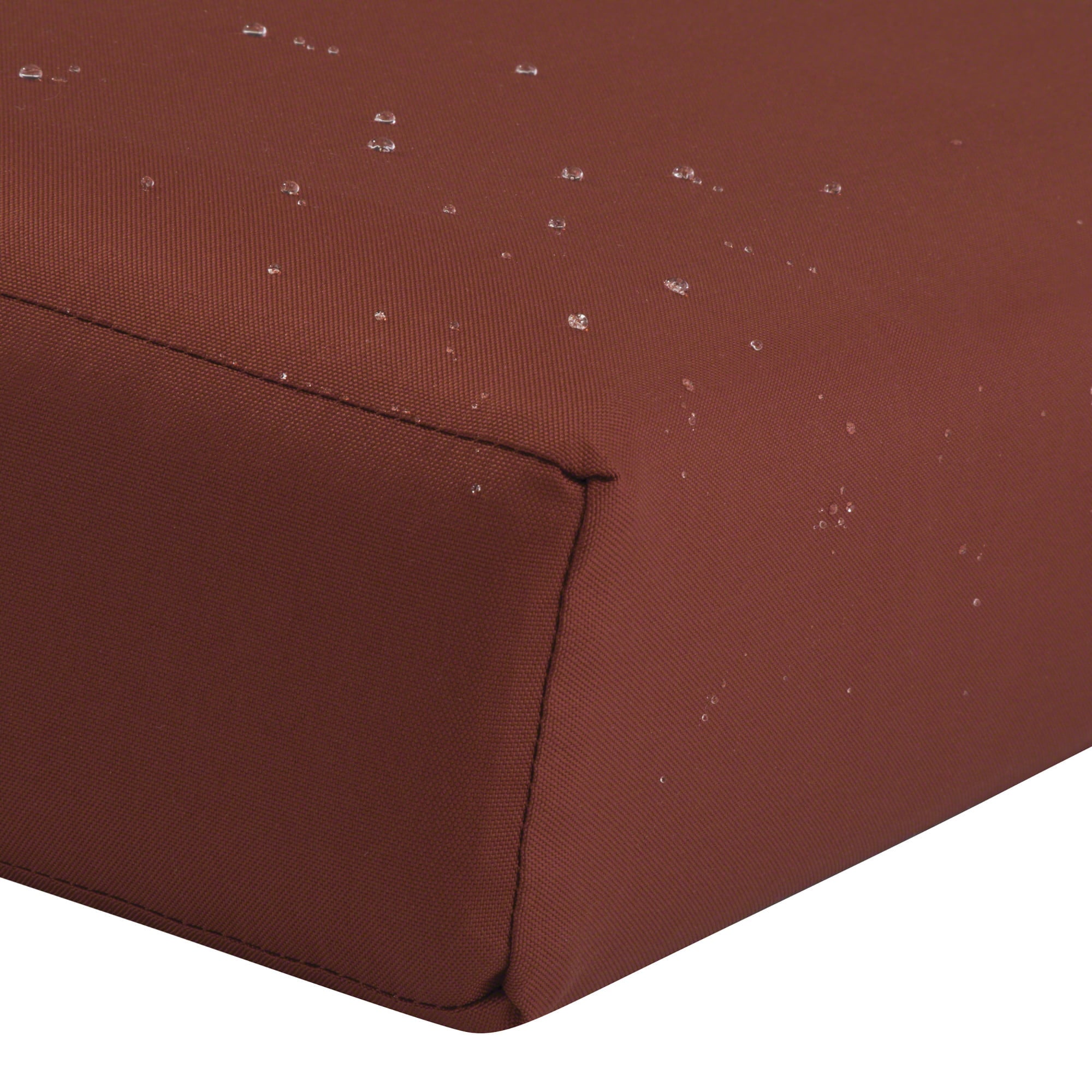 Classic Accessories Ravenna 25" x 27" Red Square Chair Outdoor Seating Cushion with Zipper