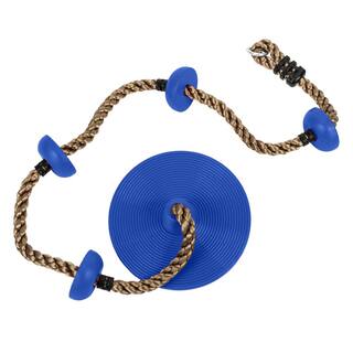 Karl home Climbing Rope Swing Disc Swing for Kids Blue 100078522166