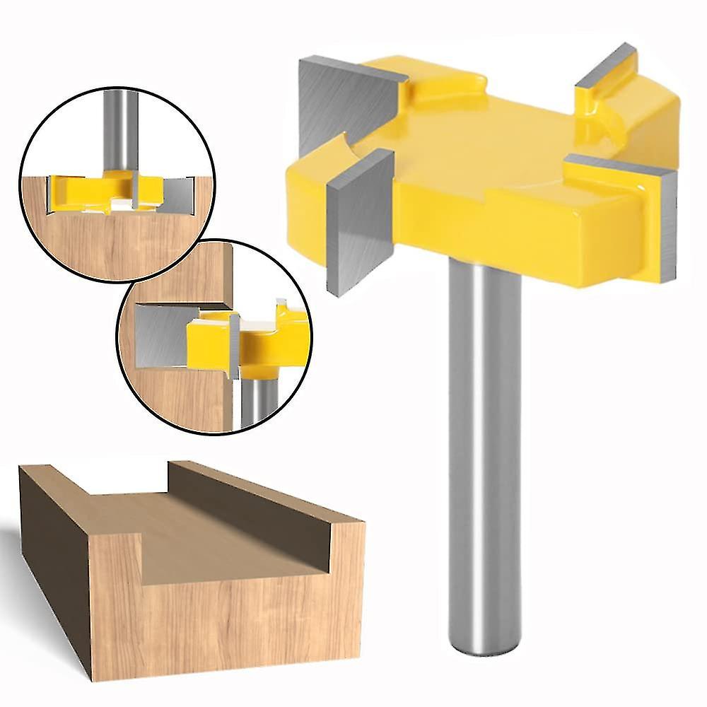 Surface Milling Cutter， 8 Mm Shank Cleaning Lower Router Bits Surface Planing Cutter Diameter Cleaning Lower Joinery Cutter， Wood Planer For Woodworki