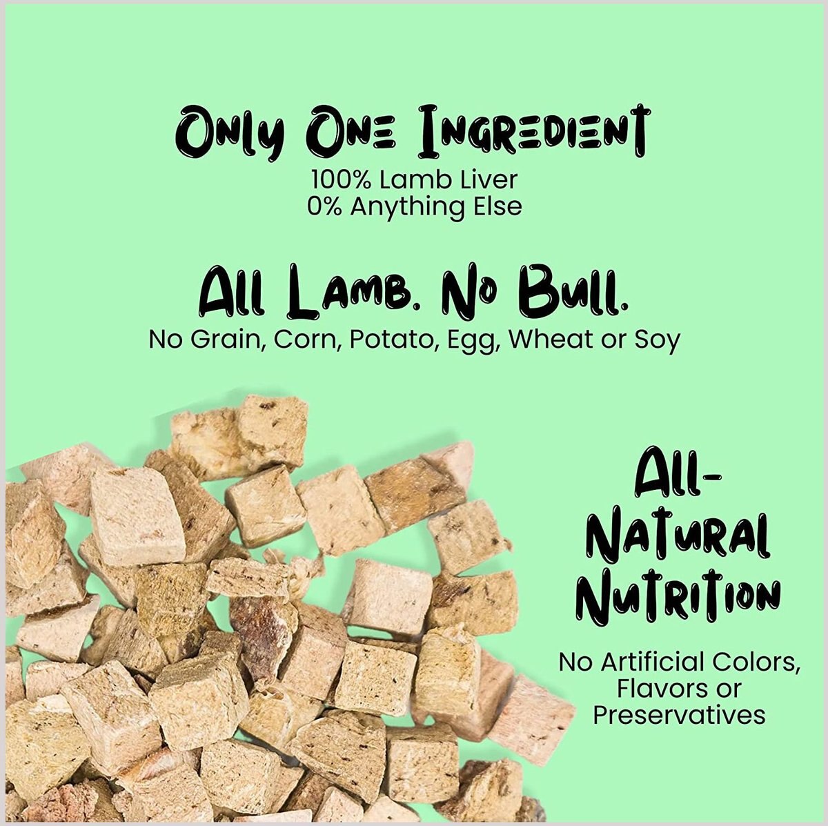 Sprankles Lamb Liver Grain-Free Freeze-Dried Dog Treats