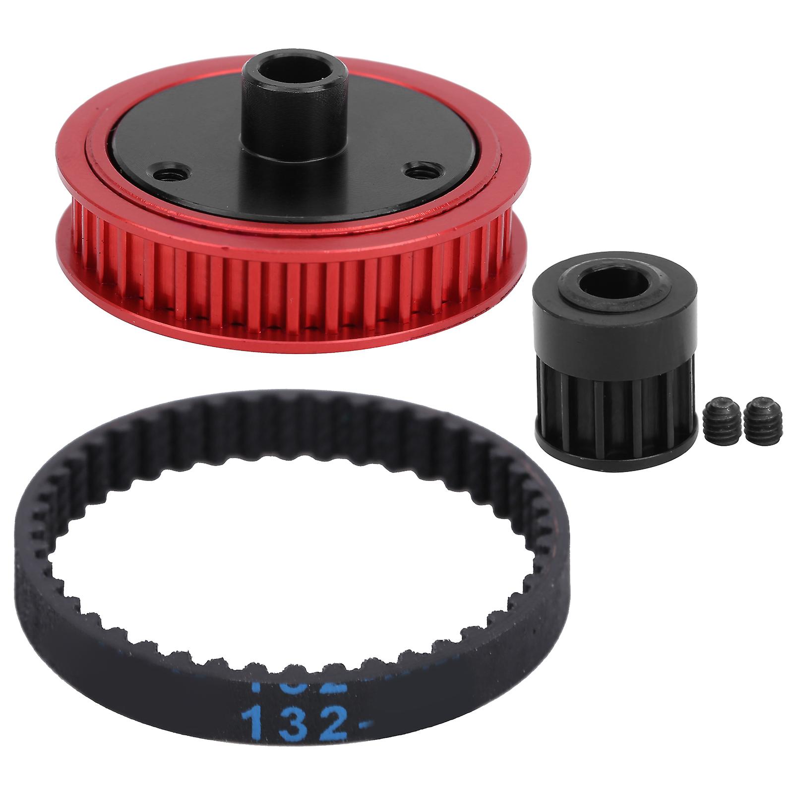 Rc Belt Gear+gearbox+belt+screw Set Remote Control Car Modifcation Combination 5mm Fit For Axial Scx I/ii Vs410red