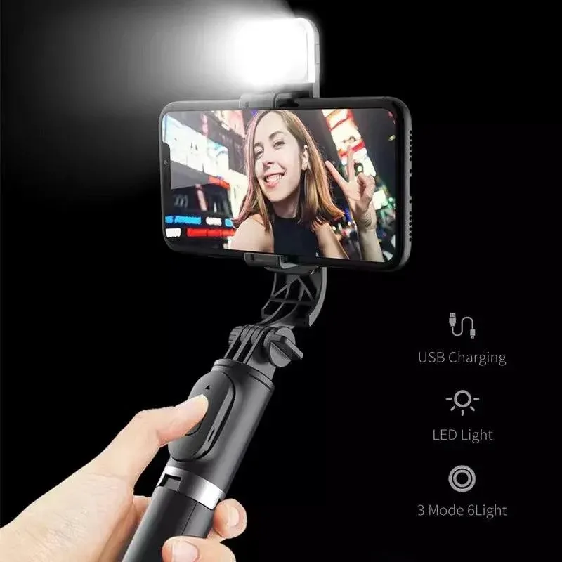 (🎅 HOT SALE NOW-48% OFF) 🔥🔥-2022 New 6 In 1 Wireless Bluetooth Selfie Stick(BUY 3 GET 15%OFF&FREE SHIPPING!)