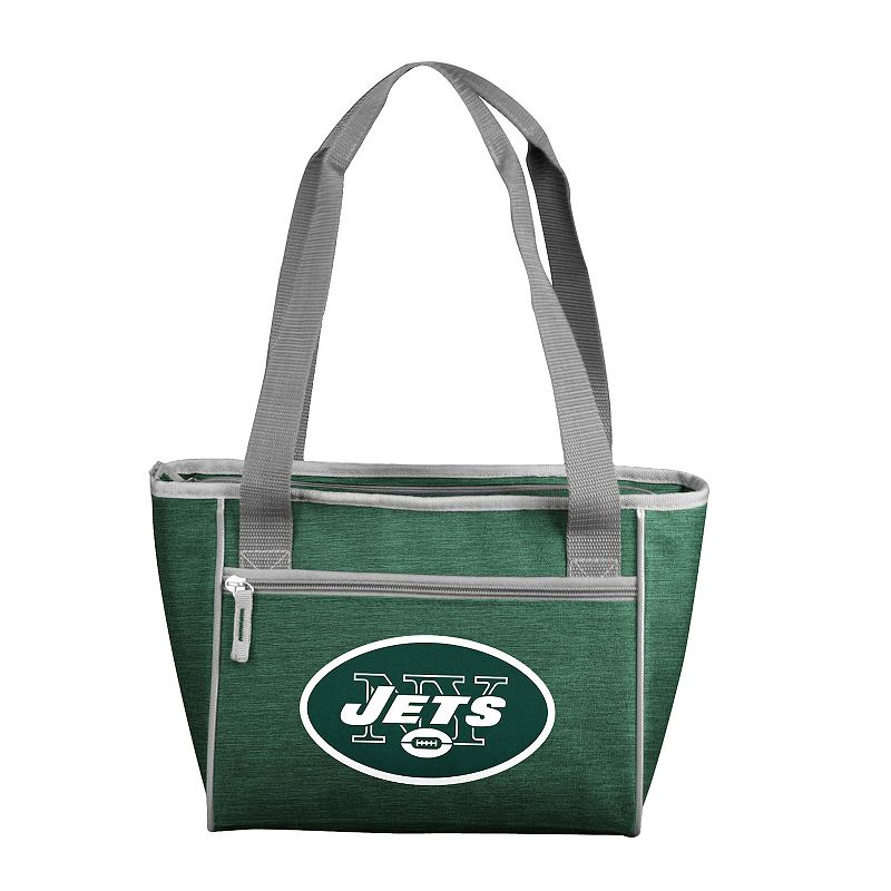 NFL New York Jets NFL Crosshatch 16 Can Cooler Tote