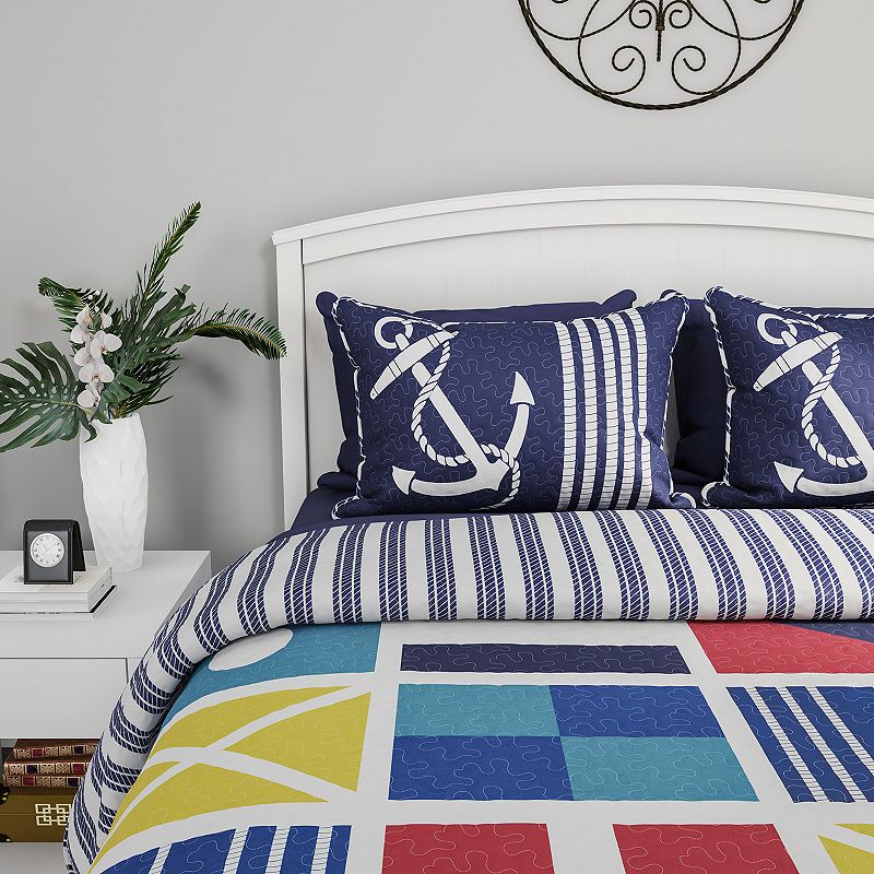 Portsmouth Home Nautical Bedspread Set