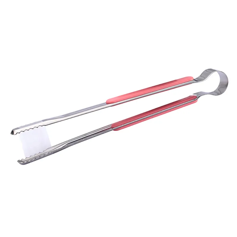 High Quality Custom Long And Heavy Duty Heat Resistance Stainless Steel Handle Multi   Functional Food Kitchen BBQ Tongs