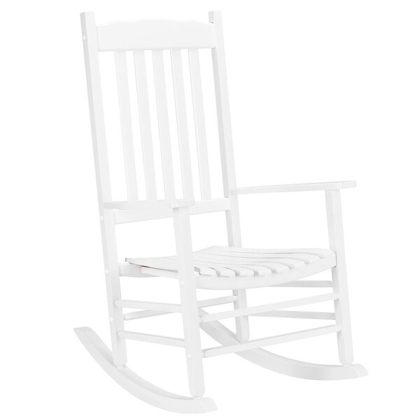 Patio Porch Solid Wood Rocker Chair