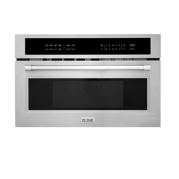 ZLINE 30 Inch wide， 1.6 cu ft. Built-in Convection Microwave Oven in Stainless Steel with Speed and Sensor Cooking