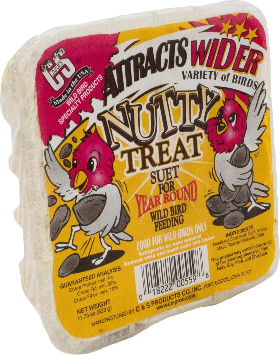 CandS Nutty Treat Suet Wild Bird Food