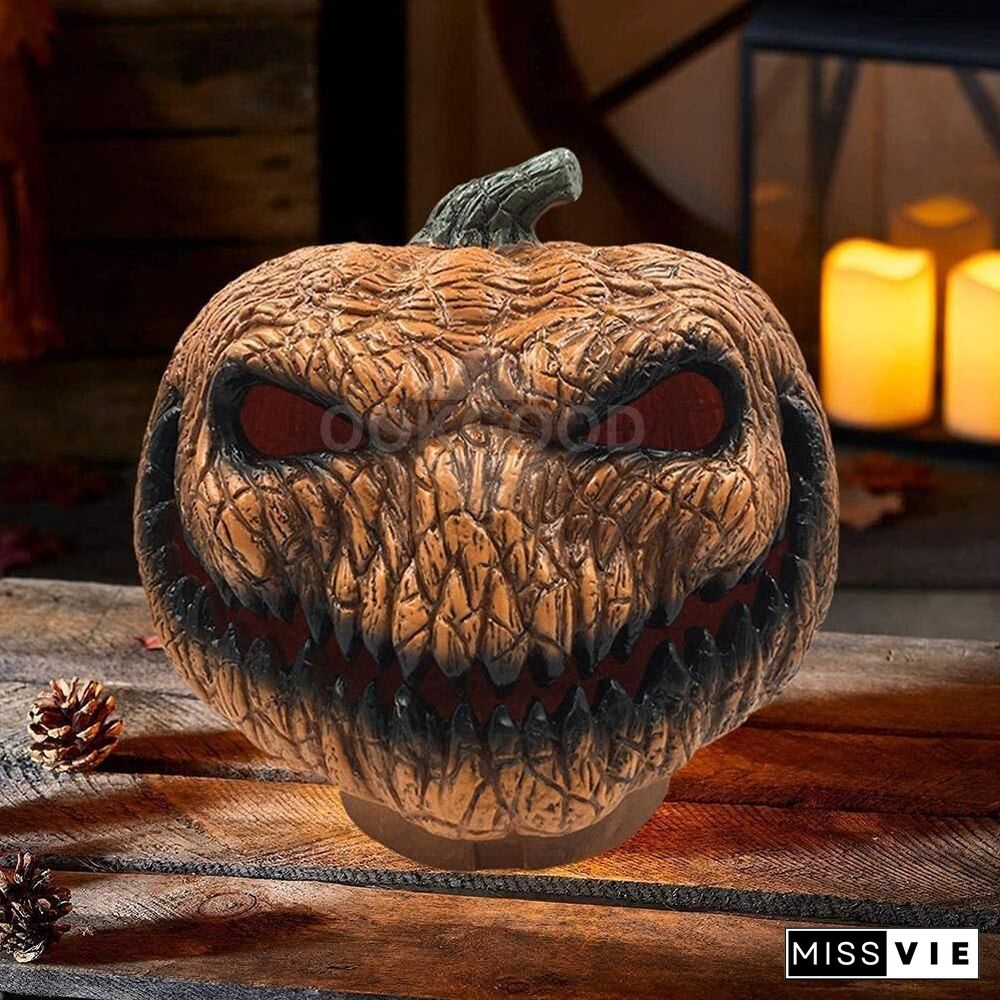 Light-up Evil Pumpkin For Halloween Decoration