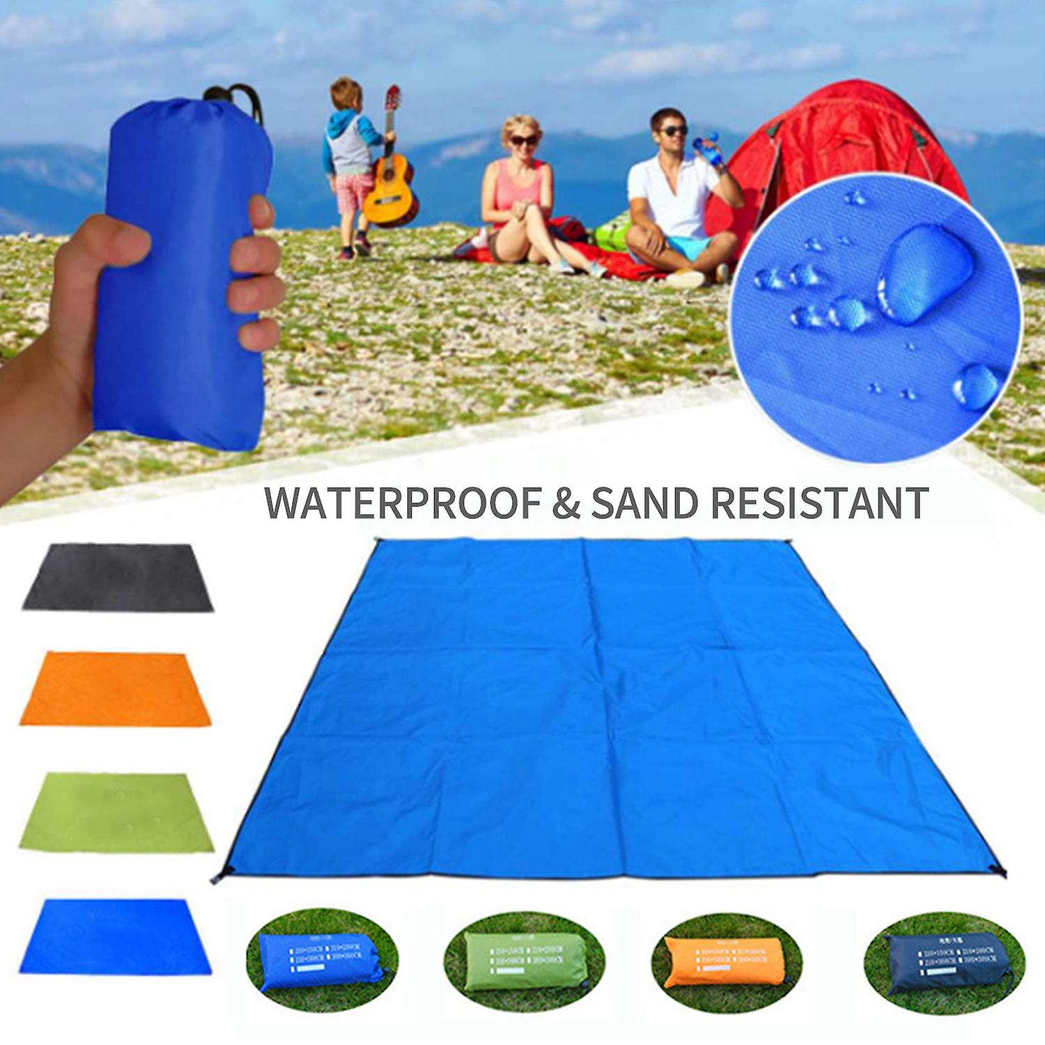 1 Beach Mat 1 Storage Bag Blue Type 4