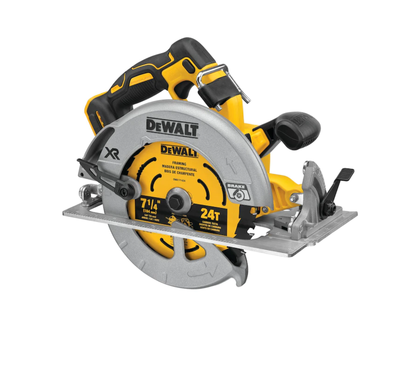 DEWALT DCS574B XR POWERDETECT 20-Volt Max 7-1/4-in Cordless Circular Saw