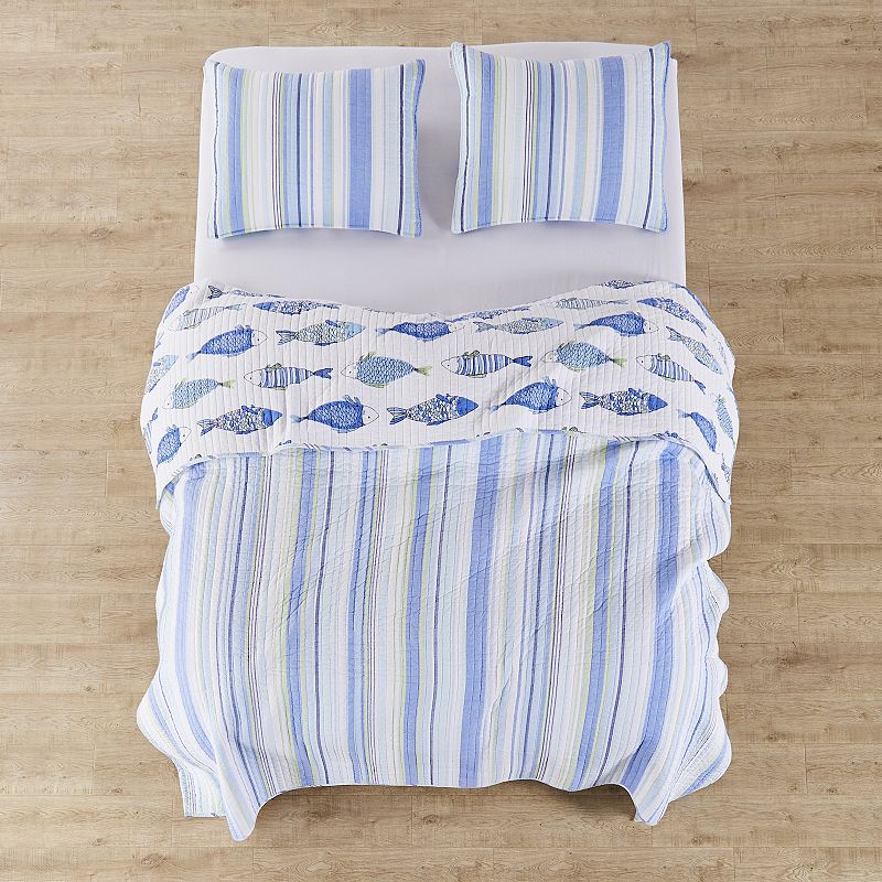 Levtex Home Catalina Fish Quilt Set