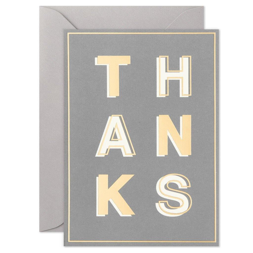 Hallmark  Stacked Thanks Blank Thank-You Notes, Pack of 10