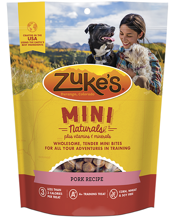 Zukes Mini Naturals Roasted Pork Dog Treats