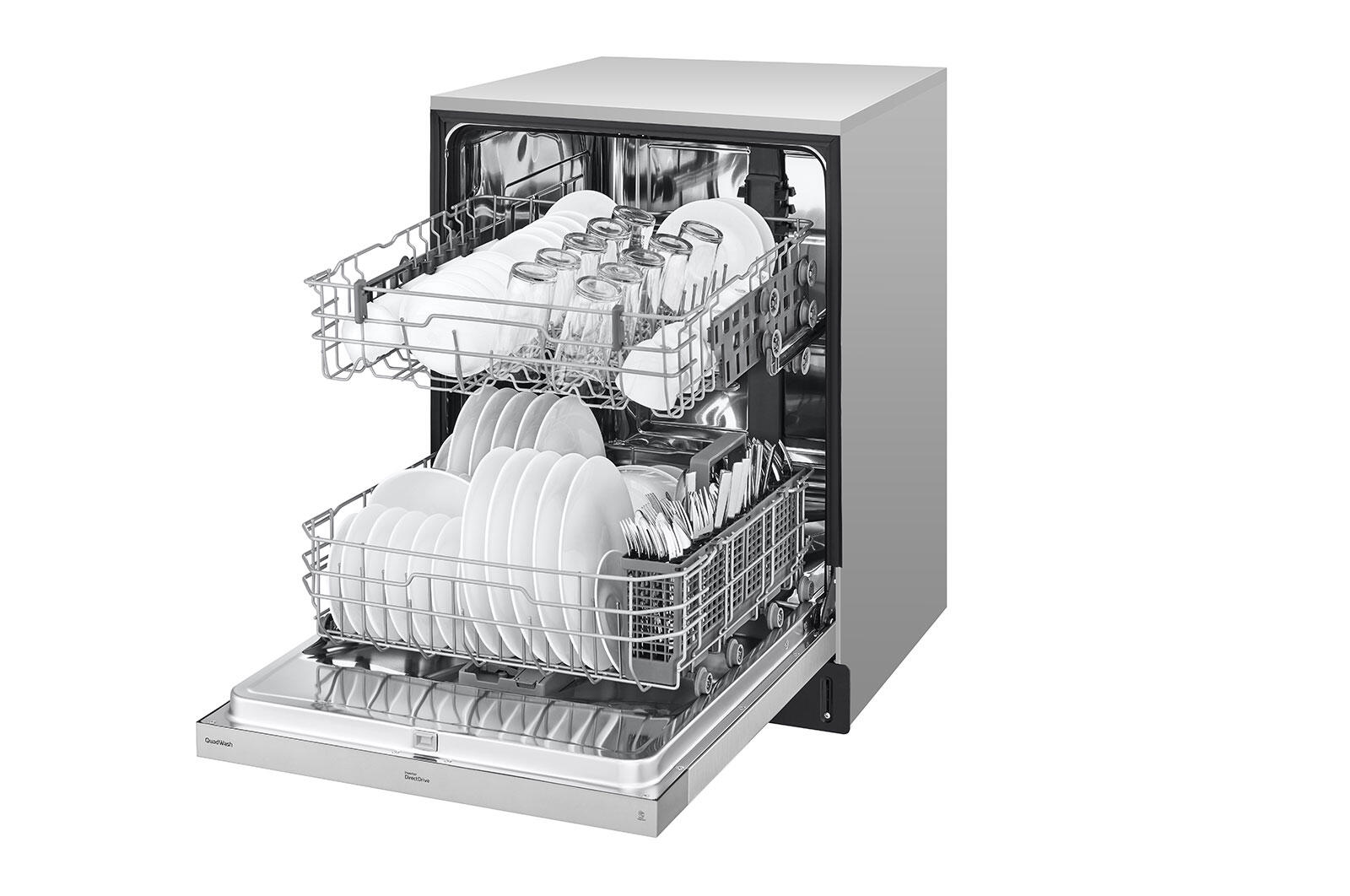 Lg LDFN3432T Front Control Dishwasher With Quadwash™