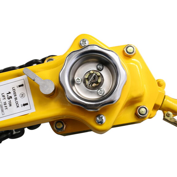 Lever Chain Hoist 3 Ton 6600LBS Capacity 20 FT Cha...