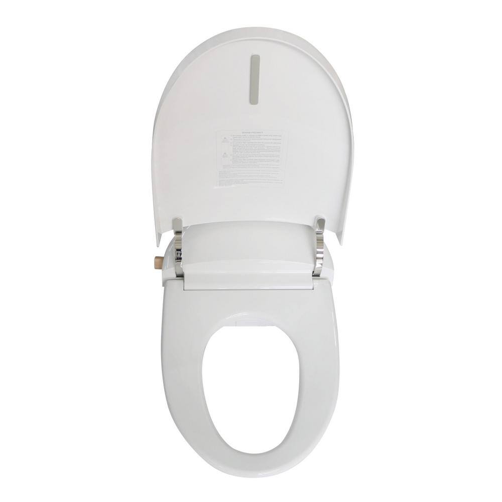 HOROW Electric Smart Bidet Seat for HR-0020 Bidet Toilet in. White Replacement Bidet Seat HR-0020-1