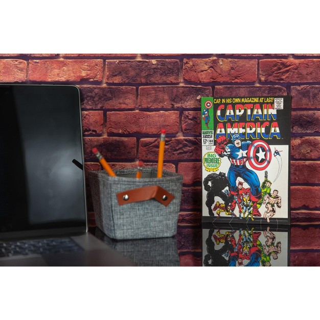 Geek Fuel Llc Marvel Comics Captain America 100 Comic Book Canvas Art Poster 9 X 5 Inches