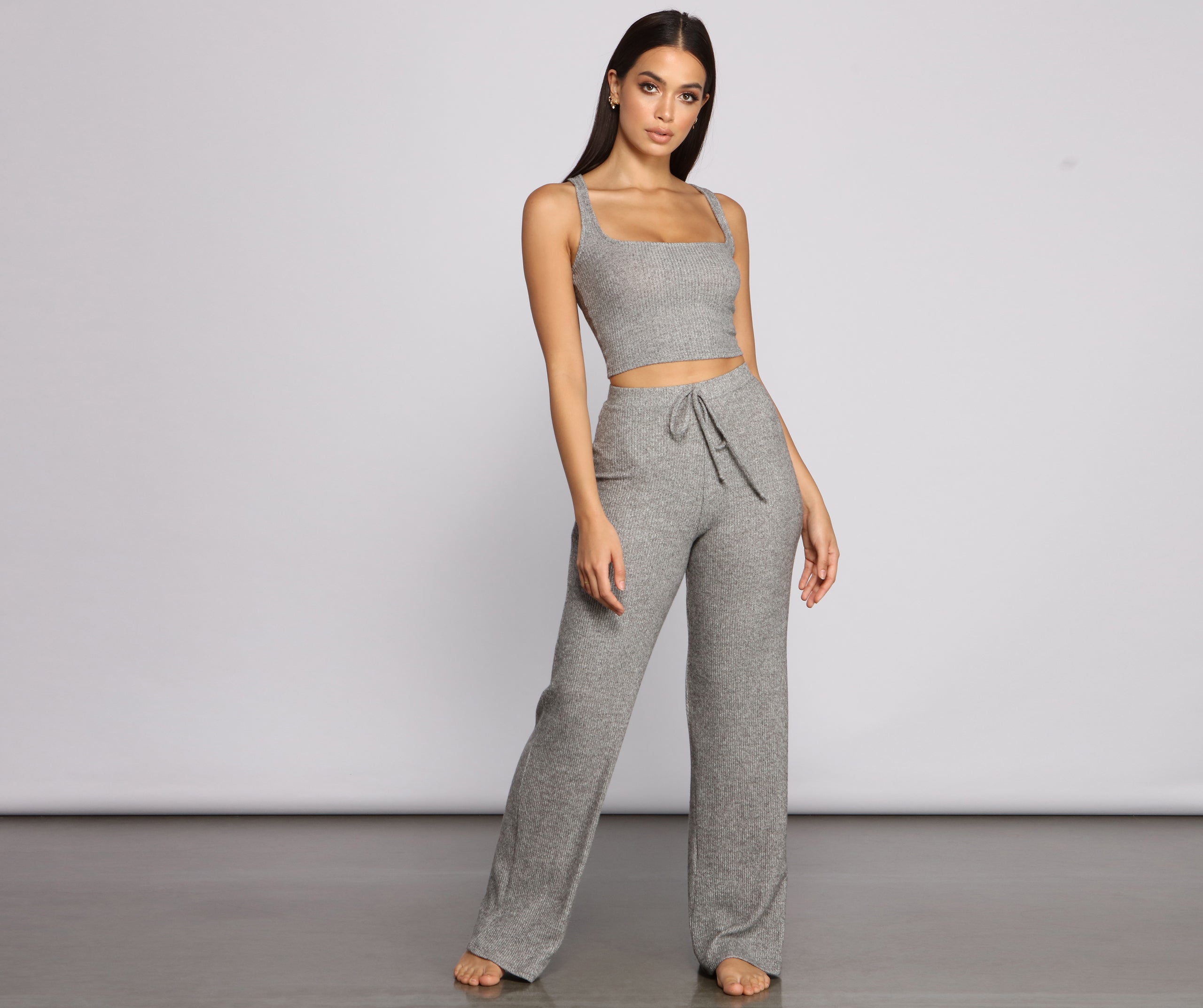 Basic Brushed Knit Pajama Pants